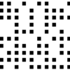 黒い正方形が明滅するだけのプログラム〜それぞれ初期値のカウントを保持〜