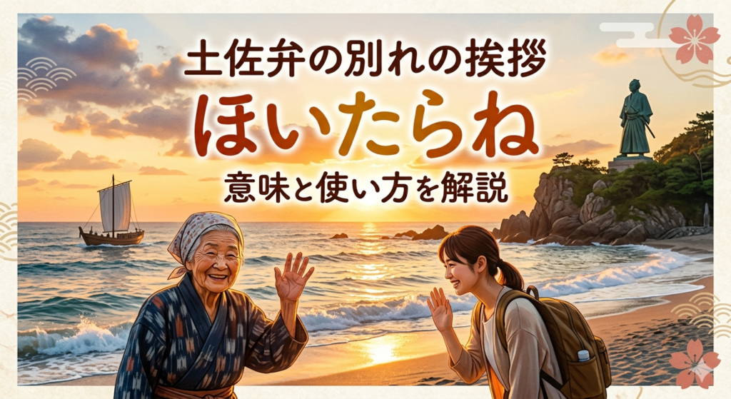 「ほいたらね」の意味とは？土佐弁の別れの挨拶を解説