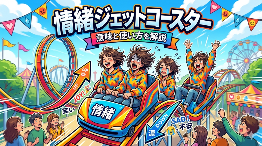 「情緒ジェットコースター」とは？意味と使い方を解説