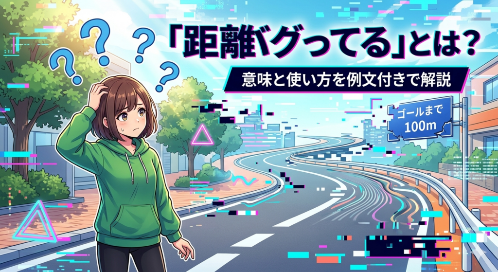 「距離バグってる」とは？意味と使い方を例文付きで解説